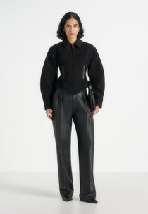 Sky - Hourglass Gabardine Jacket - Black