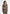 Dina - Asymmetric Tailored Cropped Blazer - Dark Taupe