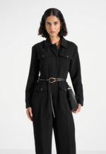 ruby-tailored-crepe-belted-utility-jumpsuit-black