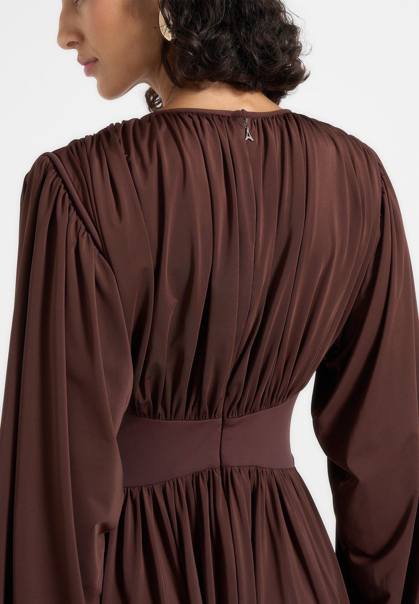 ivana-modest-pleated-cinch-maxi-dress-brown