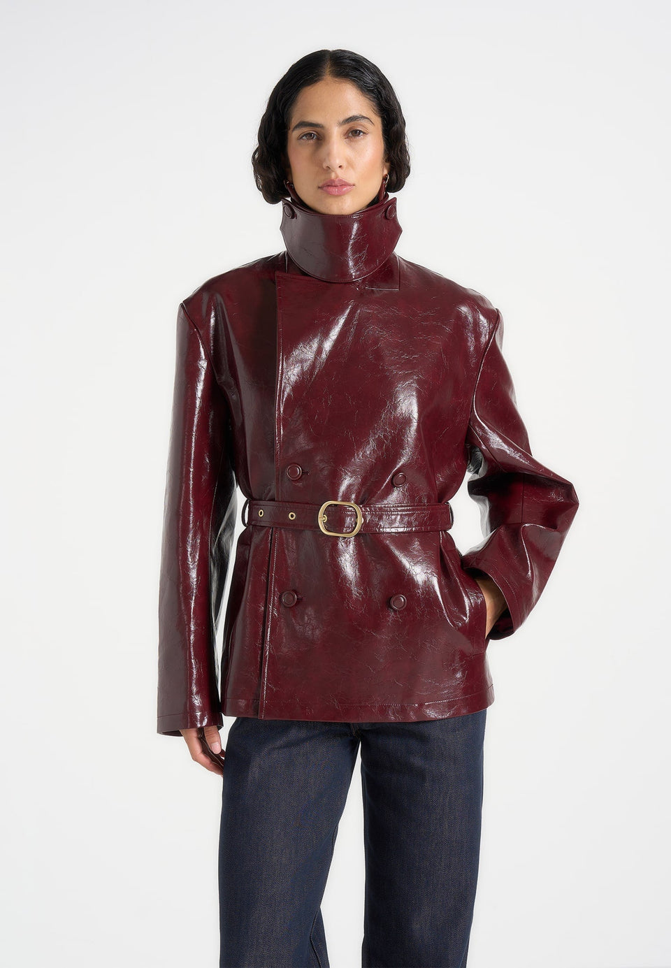 whitney-patent-belted-trench-jacket-wine-red