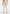 Knitted High Waisted Leggings - Beige