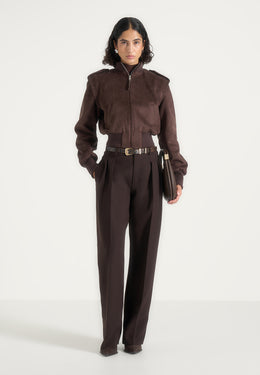 delfina-suede-layered-shoulder-cropped-bomber-jacket-brown