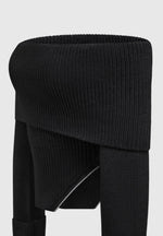 zip-detail-knit-bandeau-top-black