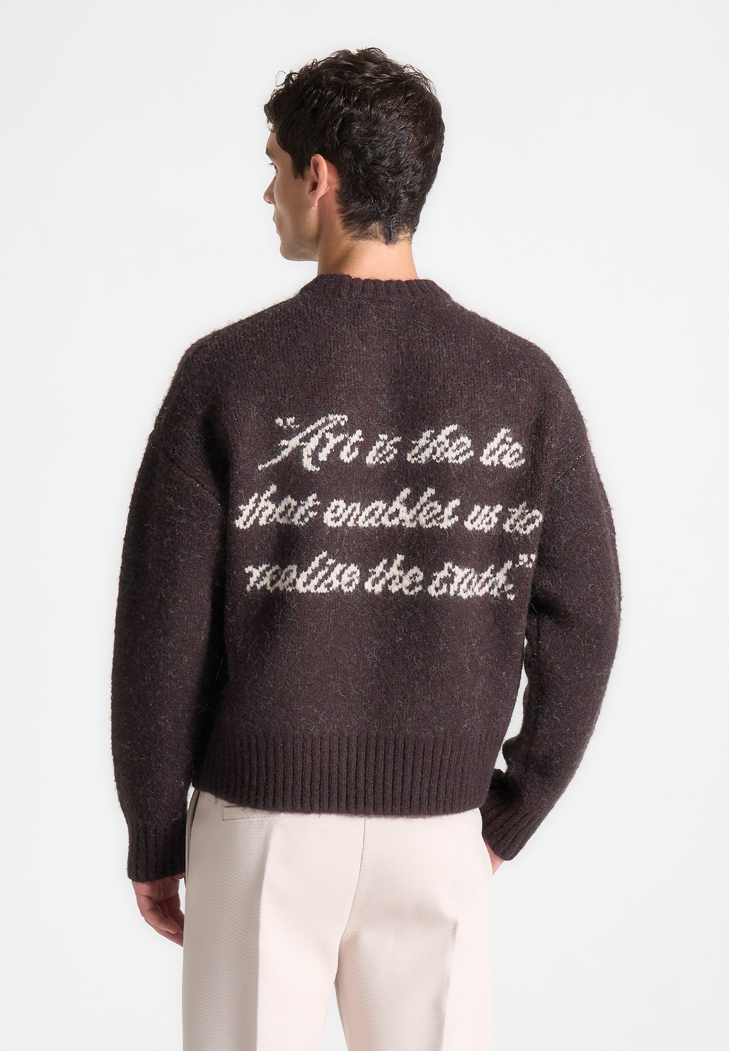 art-slogan-brushed-wool-knit-jumper-brown