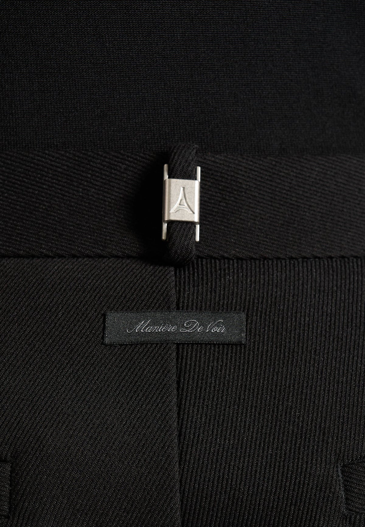 Dorian - Pleated Tailored Trousers - Black