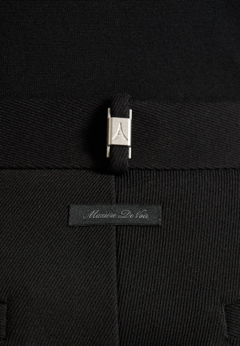 Dorian - Pleated Tailored Trousers - Black