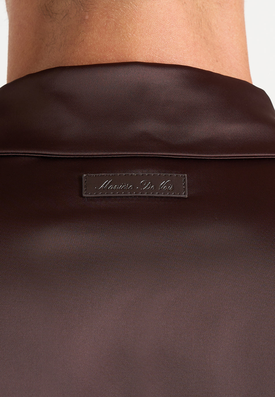 Constant - Satin Overshirt - Brown