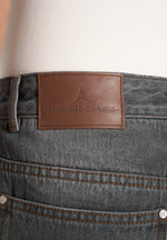 DN002 - Relaxed Fit Washed Jean - Charcoal Grey