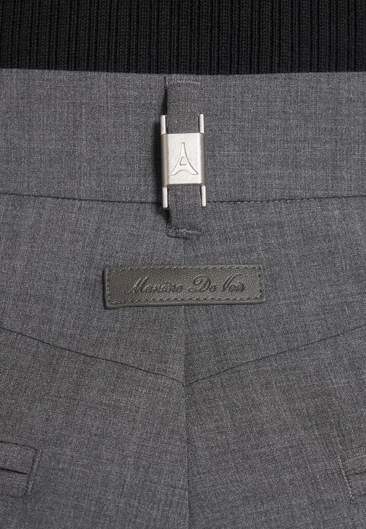 Julie - Tailored Twin Pleat Wool-Blend Trousers - Grey