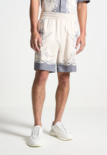 Adrien - Baroque Shorts - Cream/Grey
