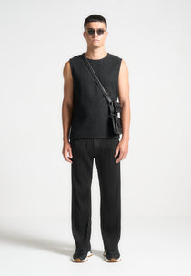 Fabien - Boucle Boxy Vest - Black