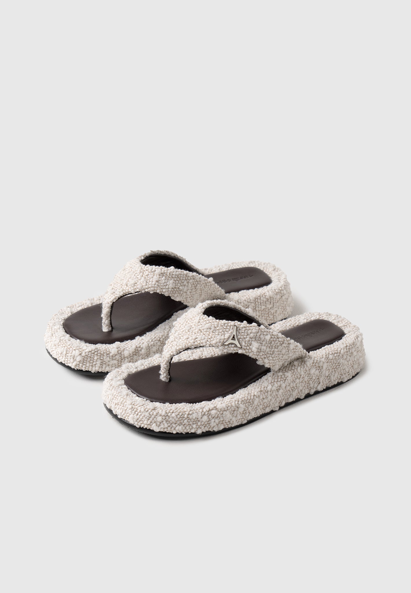 boucle-flatform-sandals-off-white-brown 