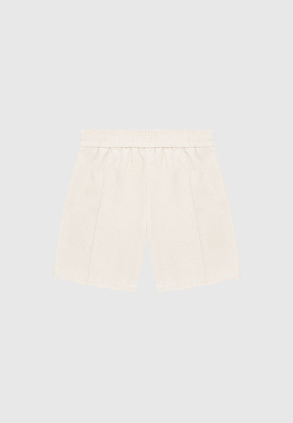 boucle-pintuck-shorts-beige