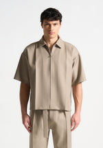 boxy-shirt-with-crease-beige