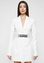 chain-belted-blazer-dress-white