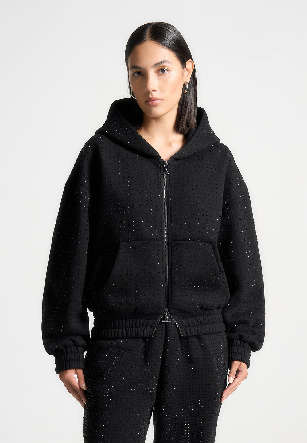 rhinestone-zip-through-hoodie-black