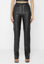 croc-embossed-lace-up-trousers-black