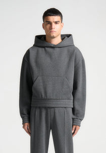 Gérard - Cropped Hoodie - Dark Grey