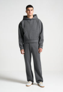 Gérard - Cropped Hoodie - Dark Grey