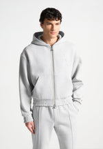 eternel-eiffel-embossed-zip-hoodie-grey