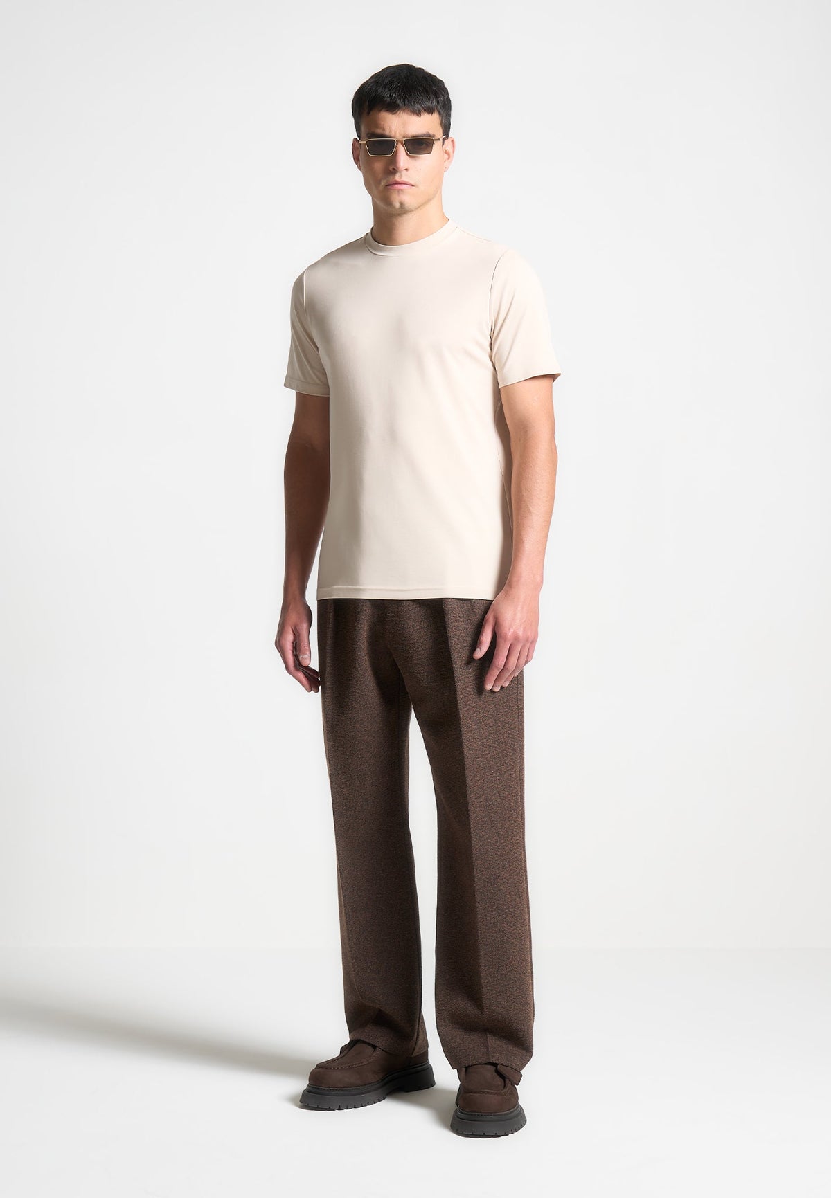 TS003 - Fitted Luxe T-Shirt - Cream