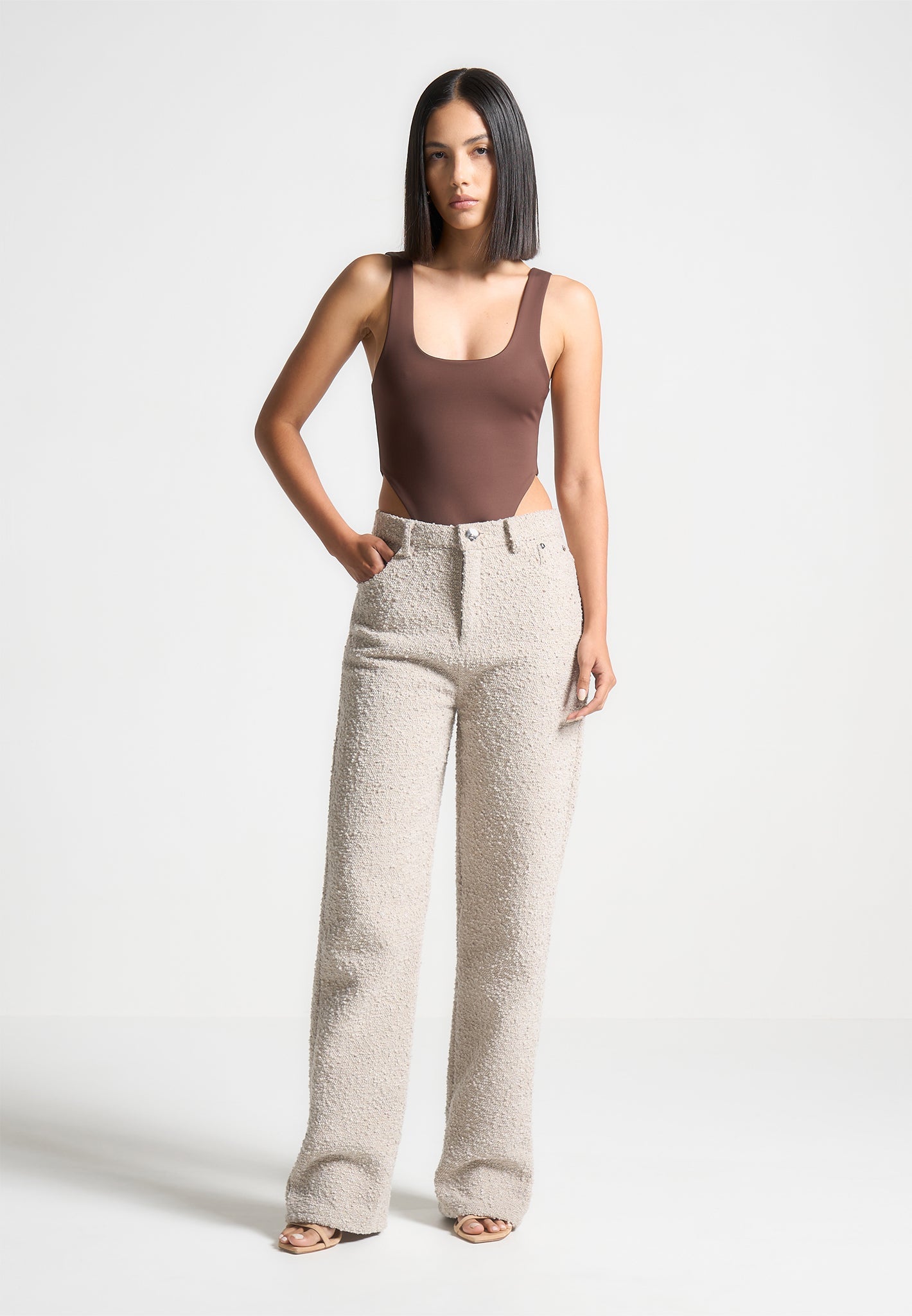 eternelle-double-layer-high-leg-bodysuit-brown 