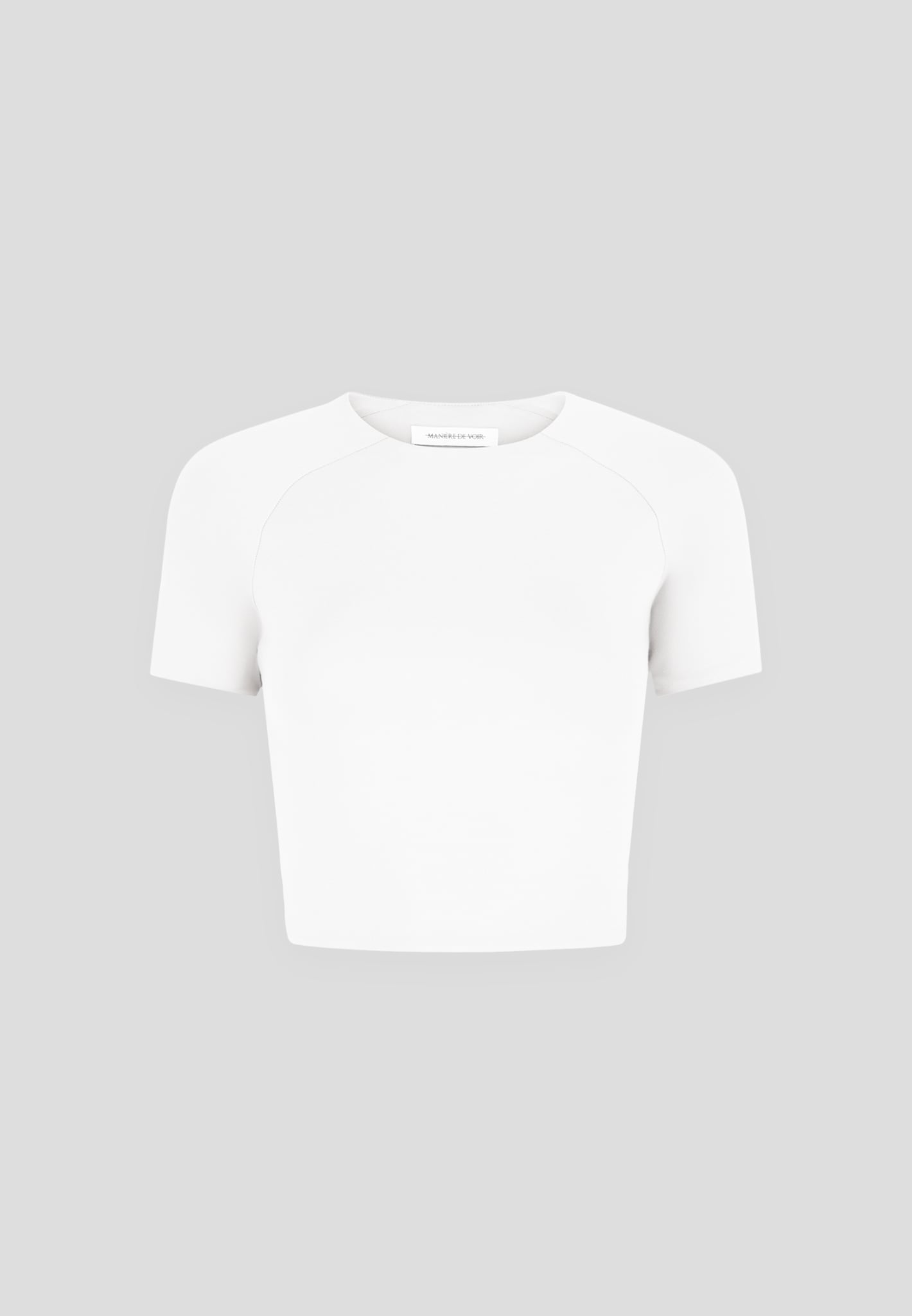 Éternellle t-shirt à manches courtes - à l'abri du blanc
