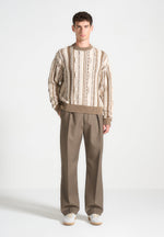 jacquard-cotton-knit-jumper-beige