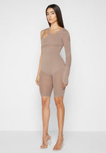 knitted-contour-one-sleeve-playsuit-taupe