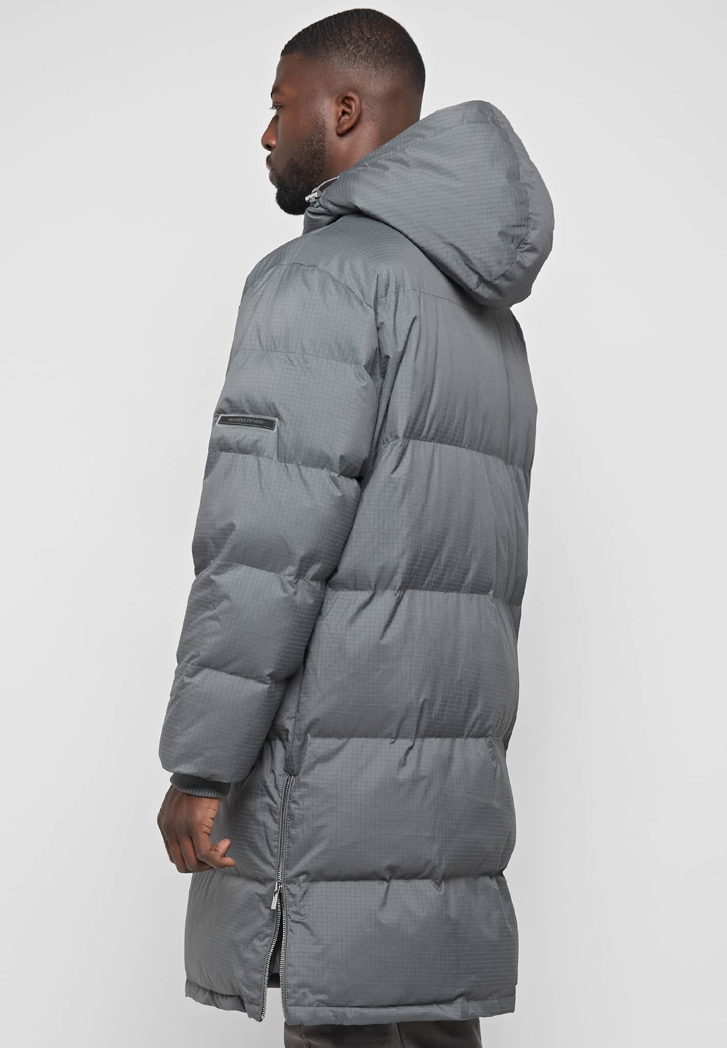 Maniere de voir shop grey puffer jacket