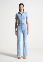 mini-flared-denim-jumpsuit-mid-blue