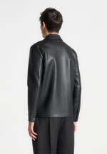 minimal-leather-shirt-black