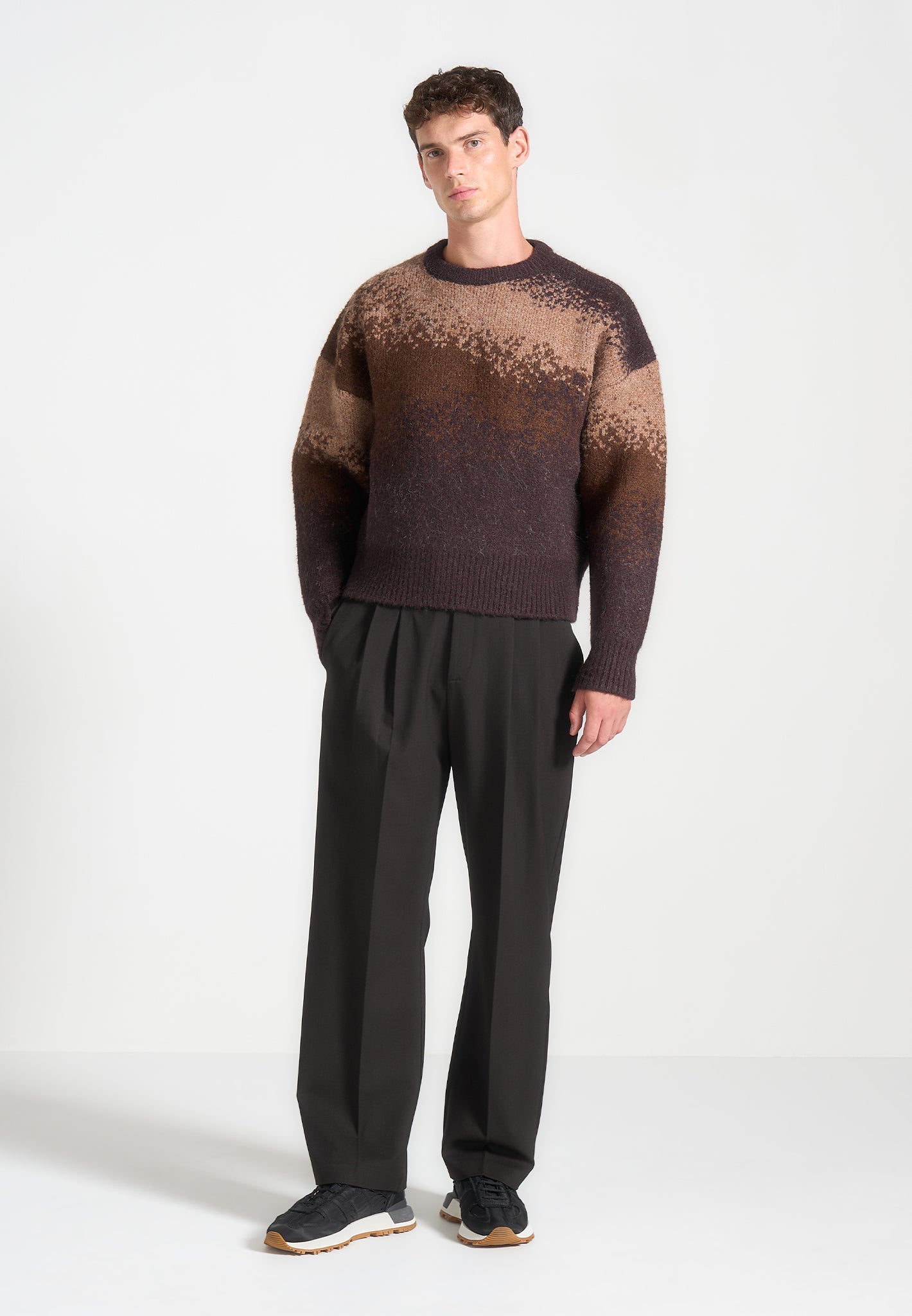 ombre-knit-crewneck-sweater-brown