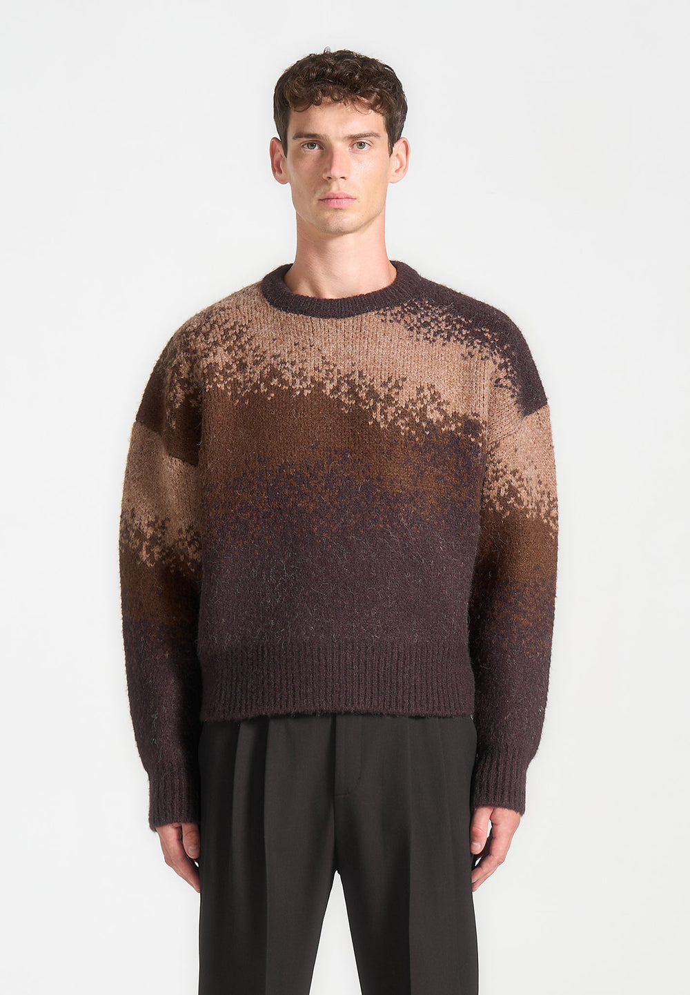 ombre-knit-crewneck-sweater-brown