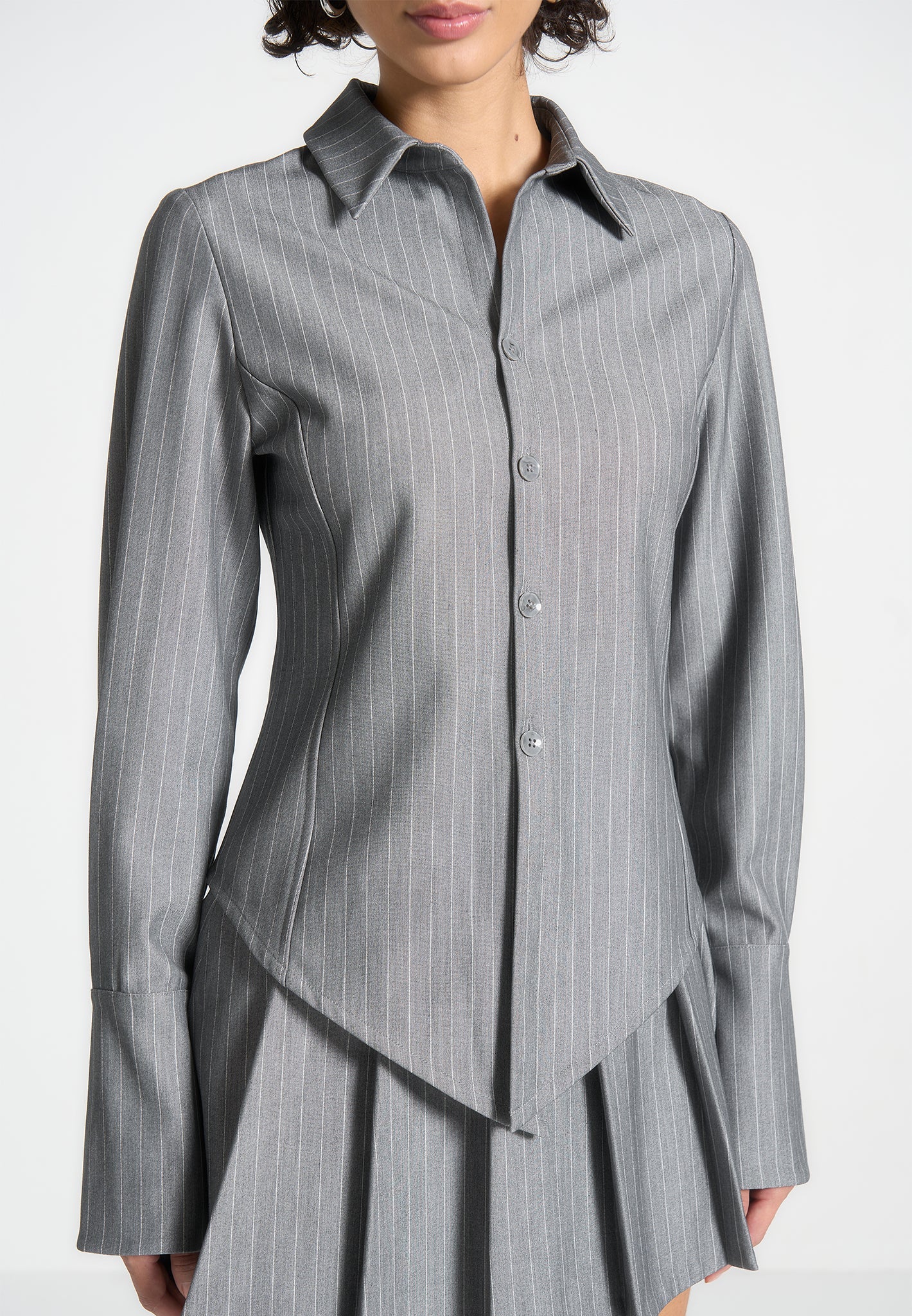 sonia-pinstripe-angled-shirt-grey