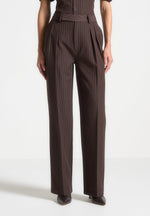 pinstripe-twin-pleat-tailored-trousers-brown