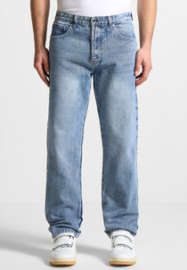 Relaxed Fit Jean - Washed Blue