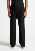 relaxed-fit-textured-twin-pleat-trousers-black