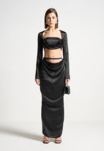 satin-drape-belted-maxi-skirt-black