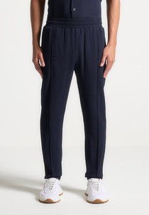 Seersucker Tapered Pants - Navy