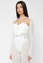 sheer-bodysuit-with-vegan-leather-corset-white