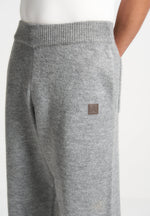 Signature Mohair-Blend Joggers - Grey