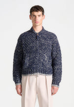 darel-speckled-knit-bomber-jacket-navy