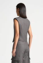 laurence-textured-tailored-wrap-waistcoat-grey-marl