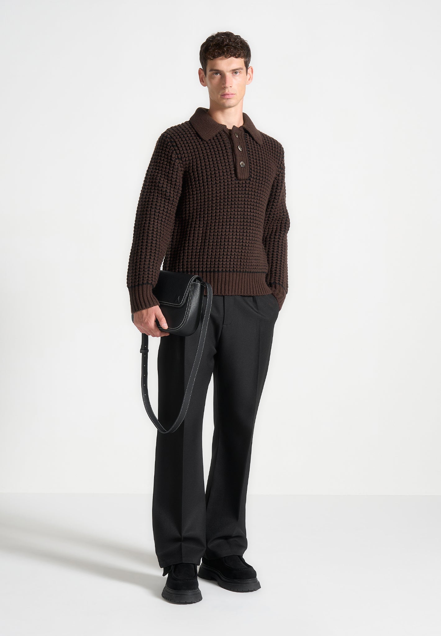 textured-wool-knit-polo-jumper-brown