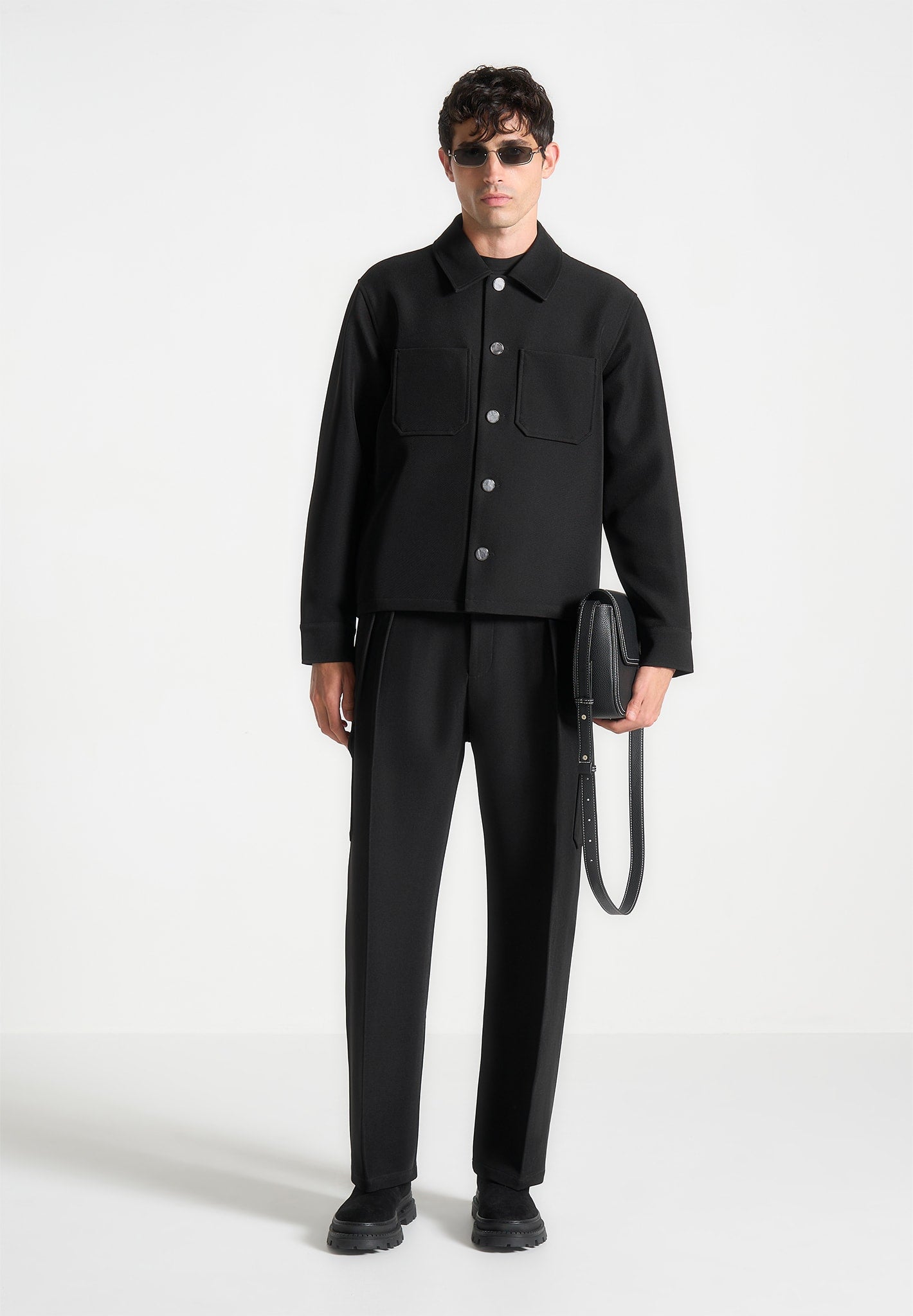 twill-pocket-cropped-shirt-black 