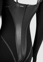 vegan-leather-and-bandage-corset-jumpsuit-black