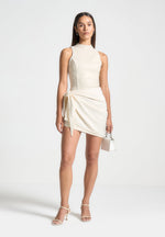 vegan-leather-satin-wrap-bodycon-dress-ivory