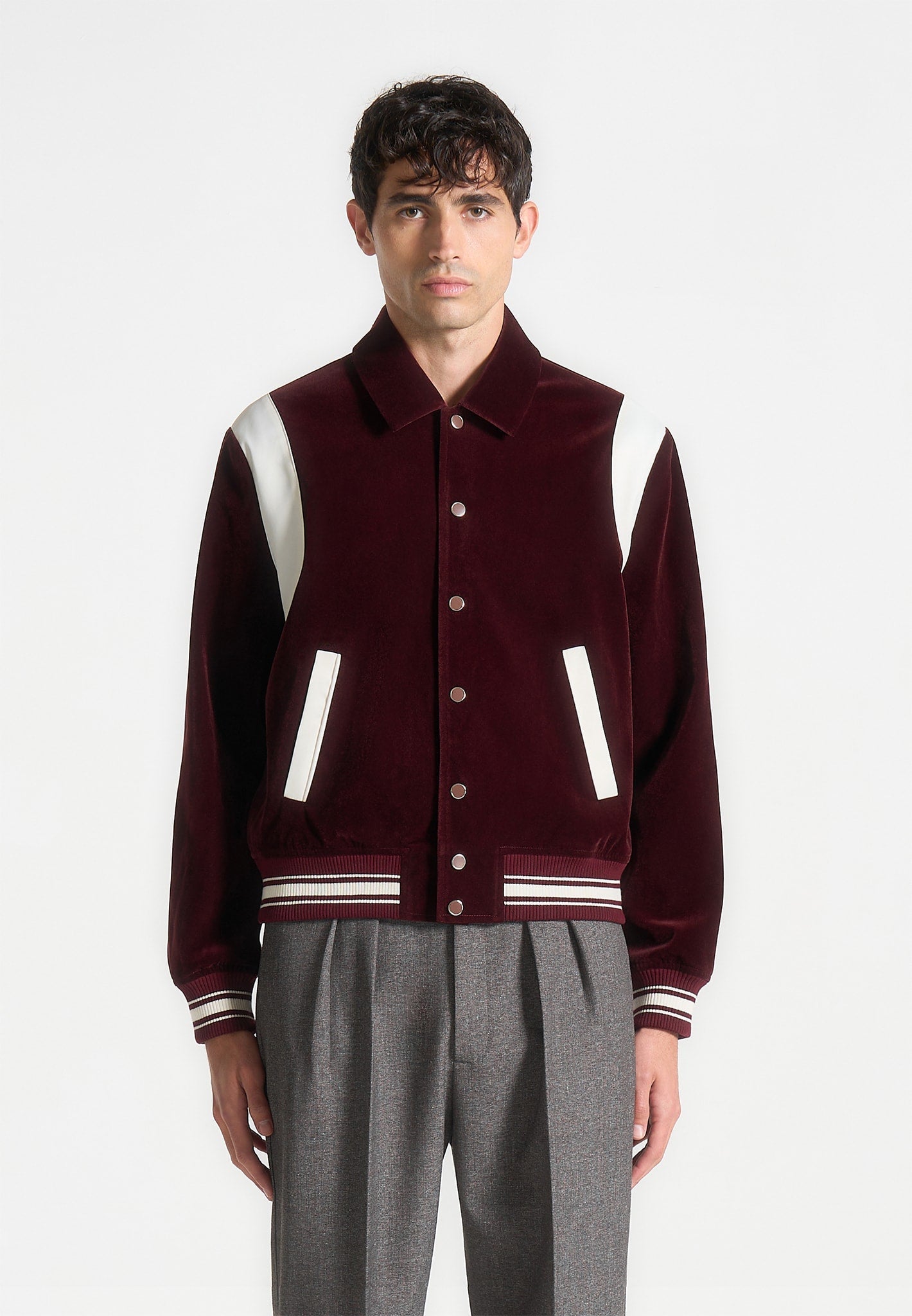 nico-velvet-satin-varsity-jacket-wine-red